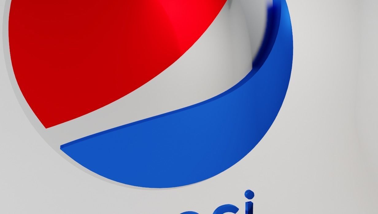 Pepsi Logo Low-poly 3D model 3D model_2