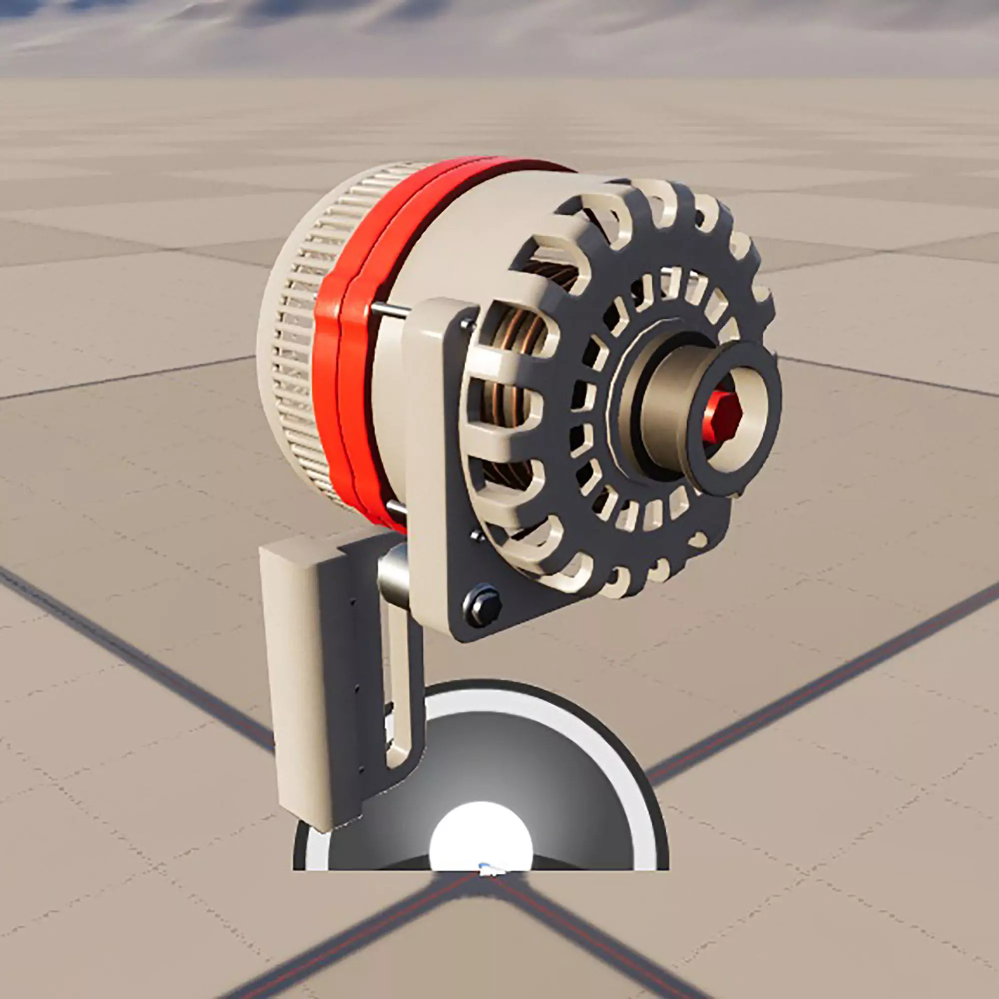 small engine 3D model_8