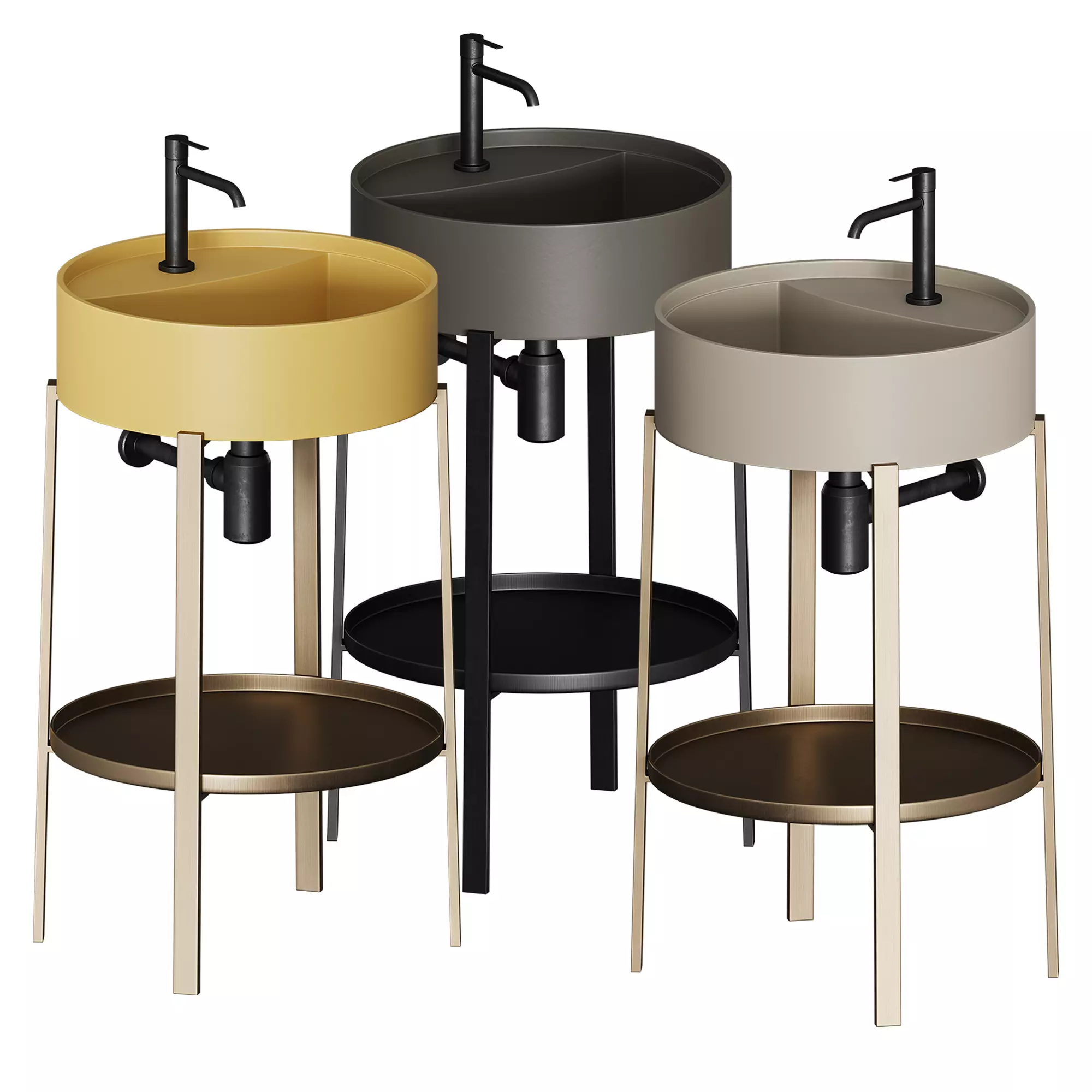 CONSOLLE Washbasin by NIC DESIGN 3D model