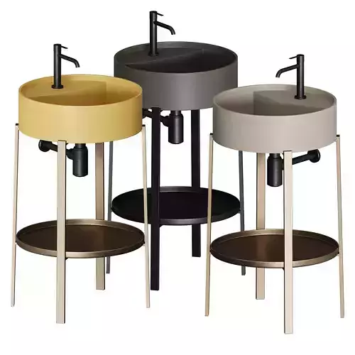 CONSOLLE Washbasin by NIC DESIGN 3D model