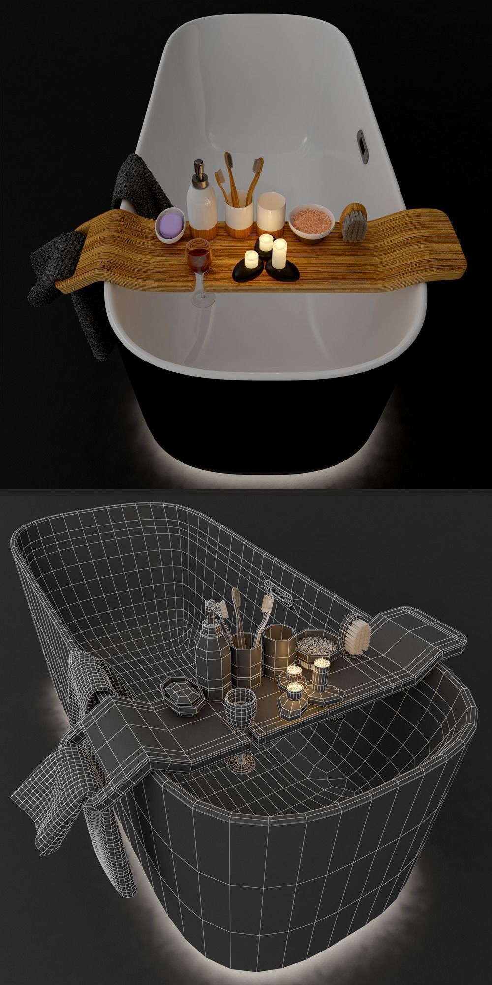  Bathtub Villeroy and Boch 3D model_5