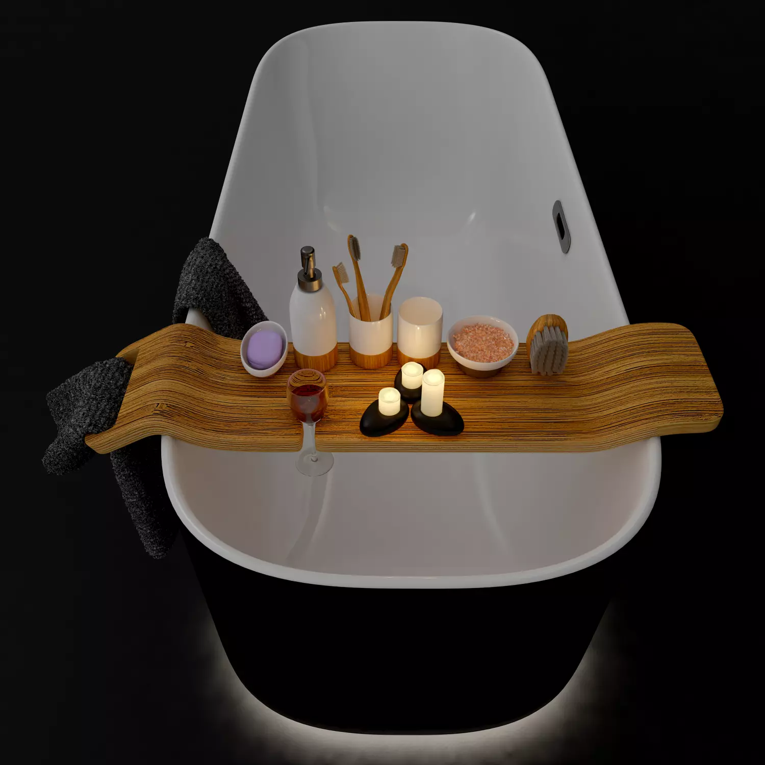  Bathtub Villeroy and Boch 3D model_0