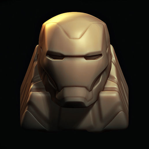 Iron Man Mark 85 KEYCAPS KEYBOARD 3D print model_1