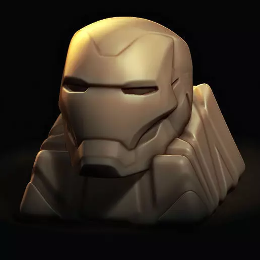 Iron Man Mark 85 KEYCAPS KEYBOARD 3D print model_0