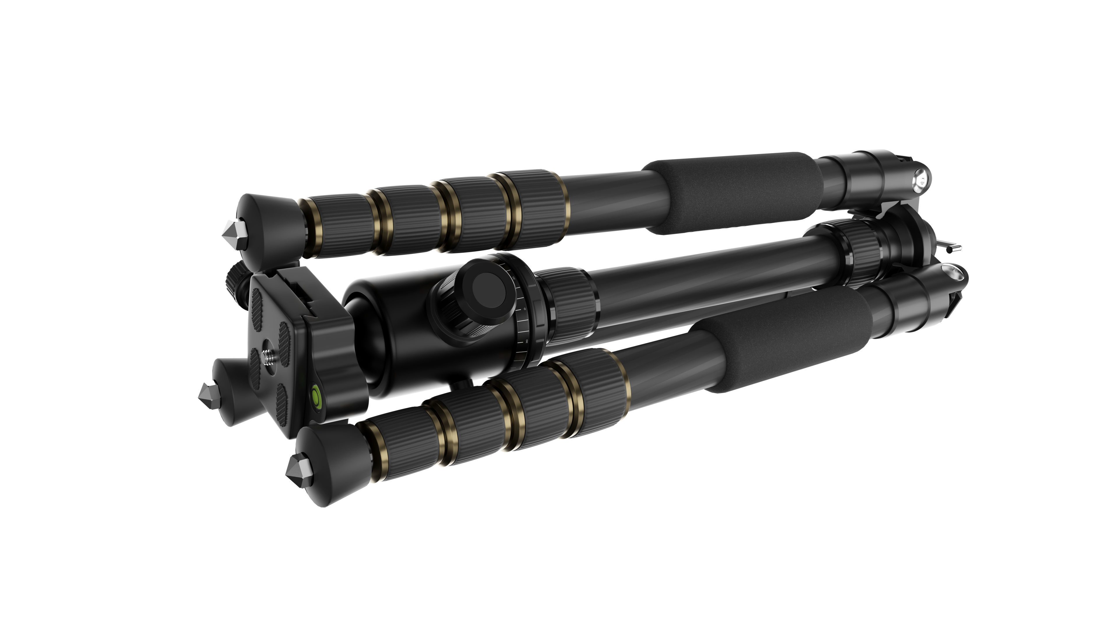 ZOMEi Ultra Travel Tripod with Twist Locks 3D model_1