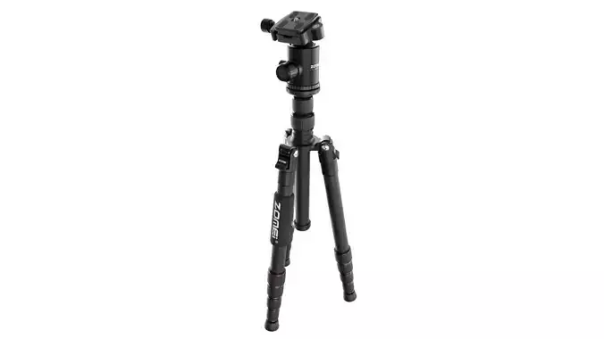 ZOMEi Ultra Travel Tripod with Twist Locks 3D model