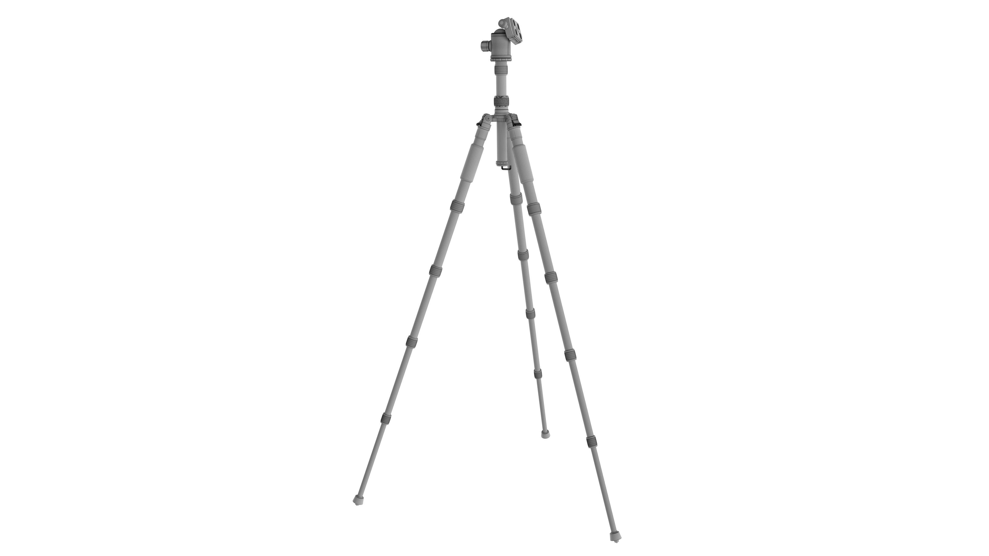 ZOMEi Ultra Travel Tripod with Twist Locks 3D model_9