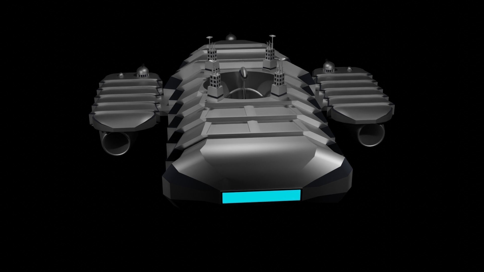 Creuss Flagship 3D model_2