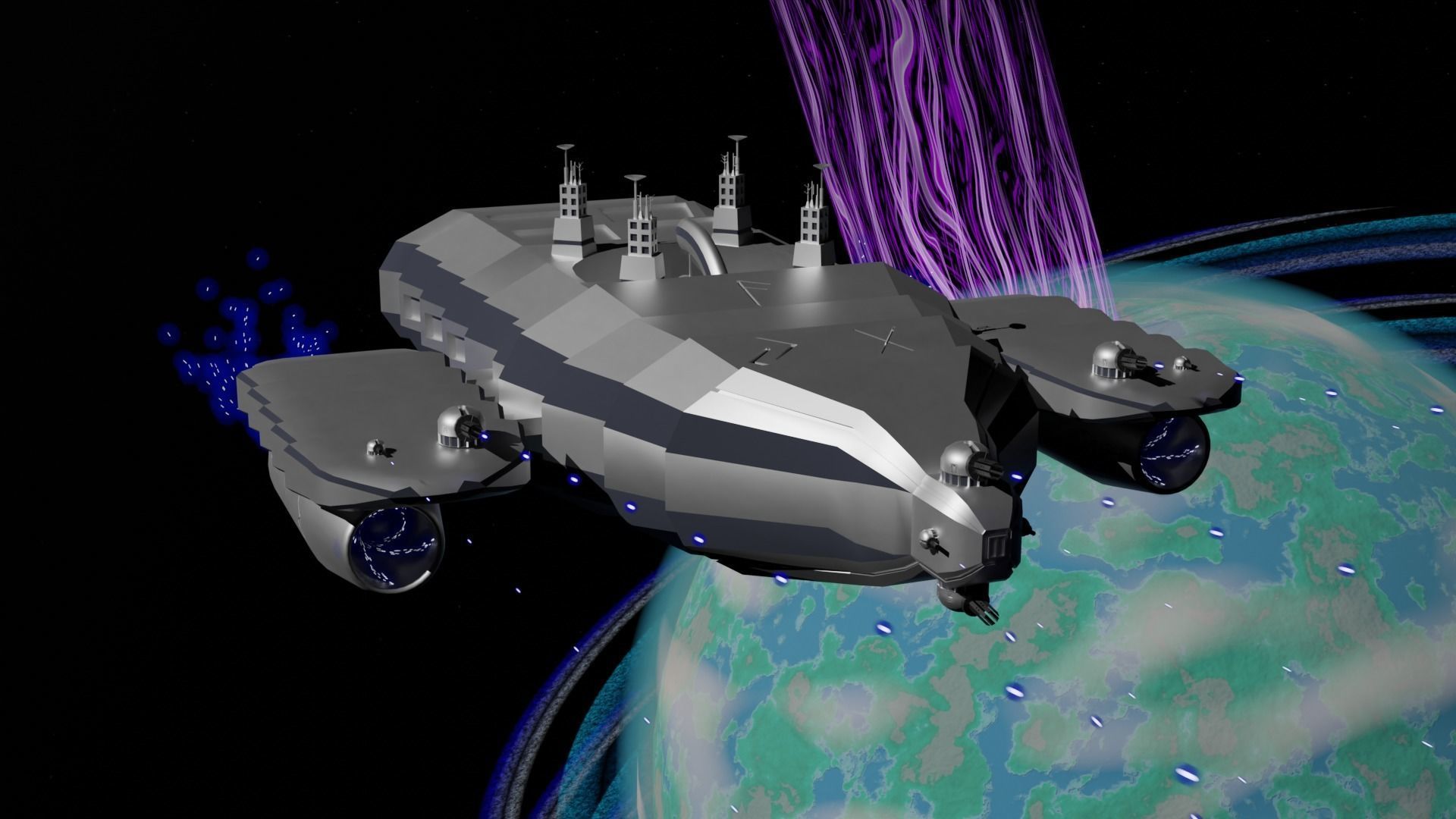 Creuss Flagship 3D model_7