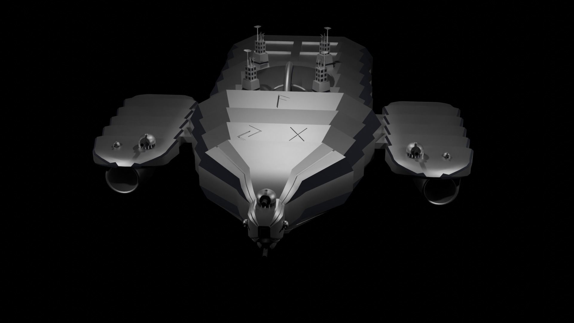 Creuss Flagship 3D model_4
