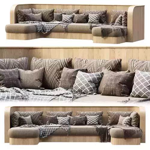 Emilia Large Restaurant sofa by Bpoint Design 