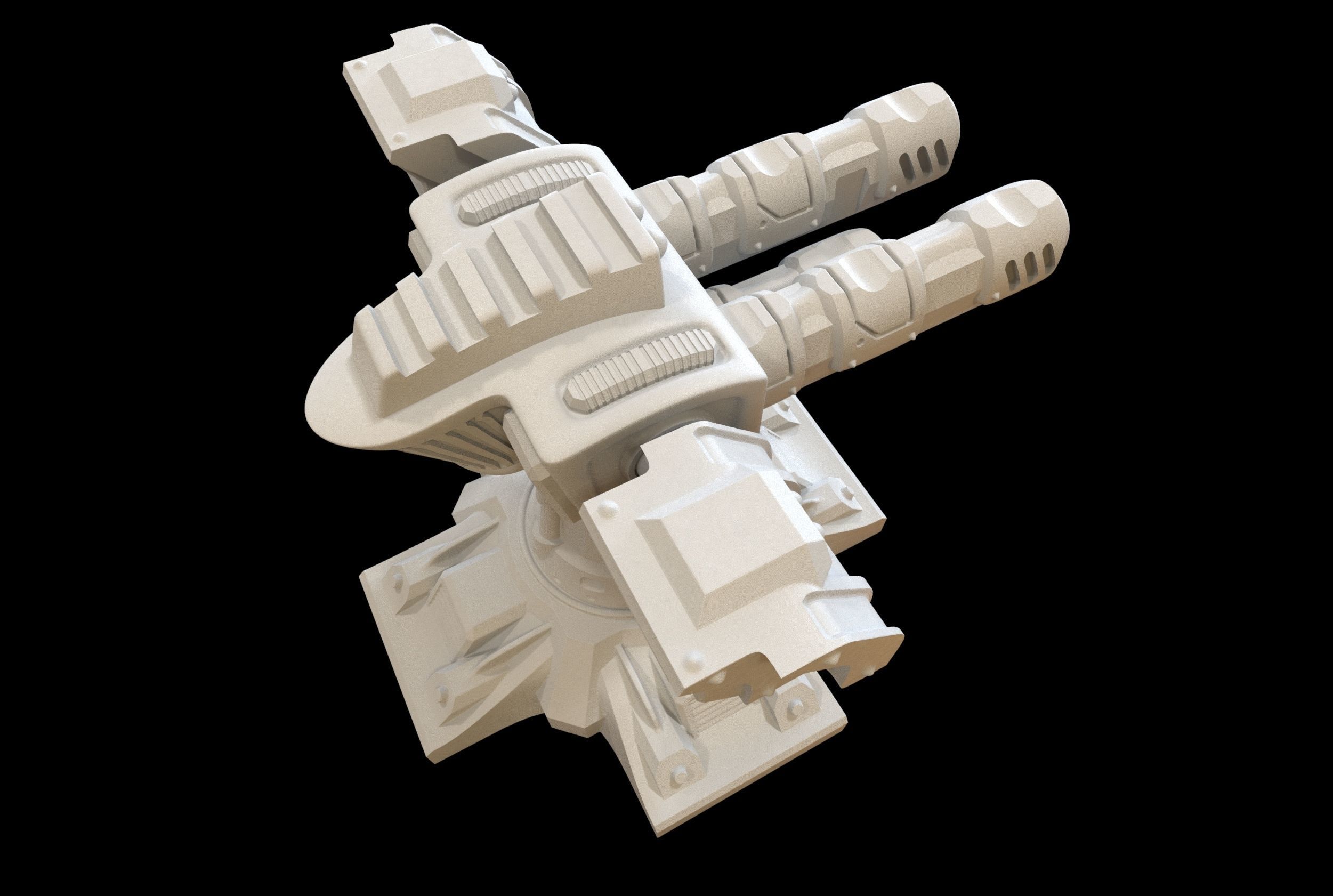 SCI FI TURRETS PACK 5pcs 3D print model_32
