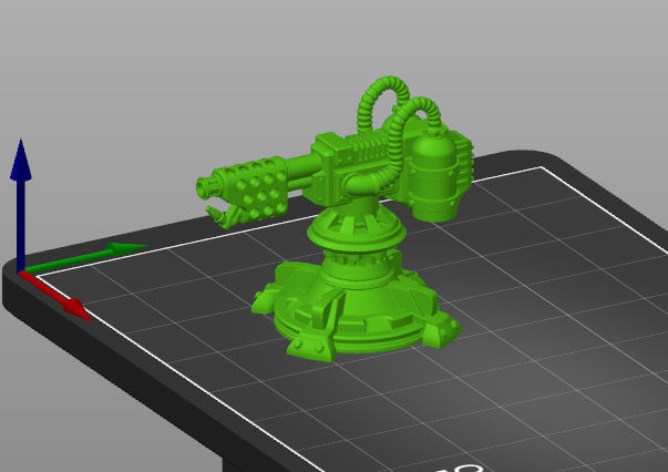 SCI FI TURRETS PACK 5pcs 3D print model_18