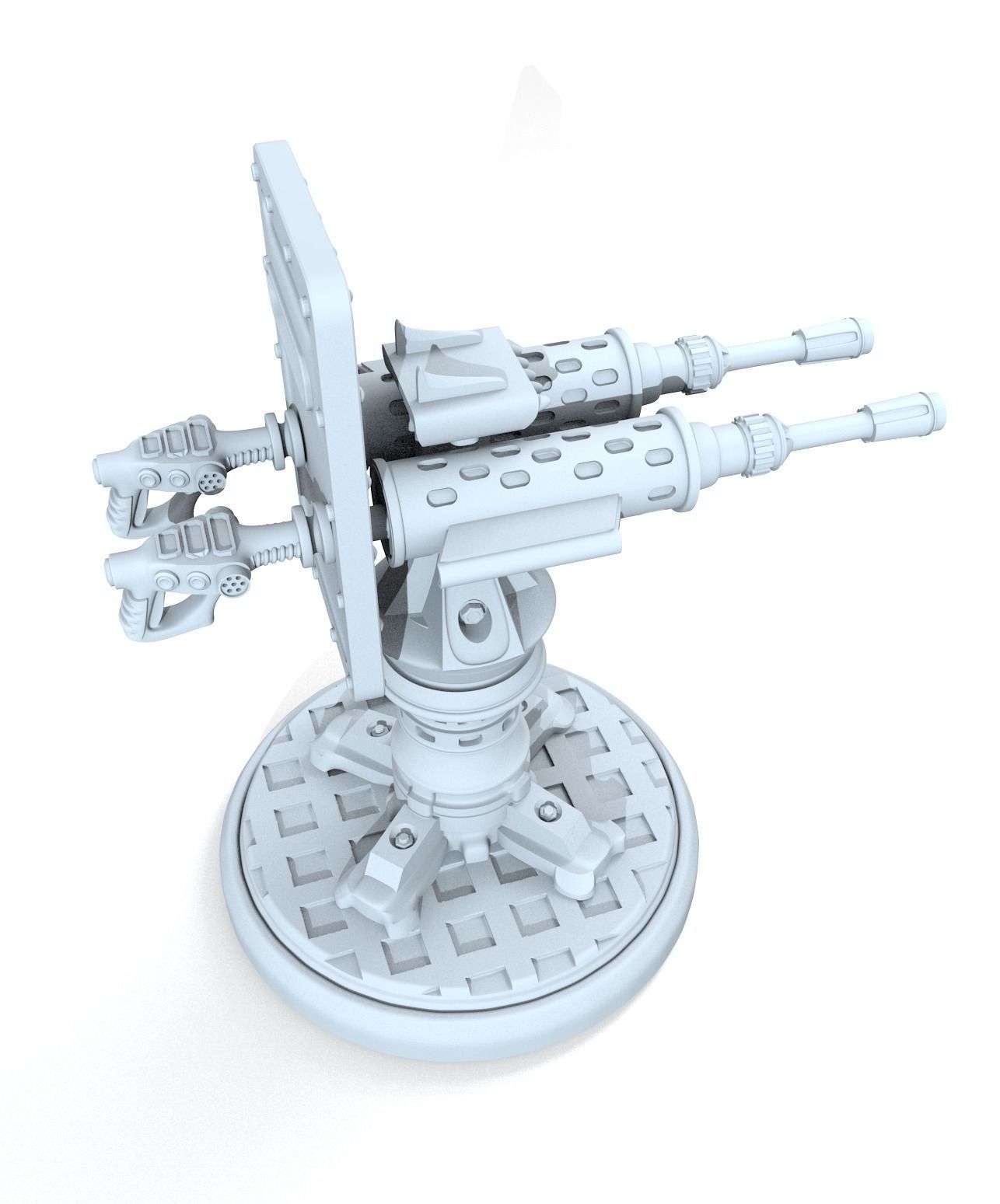 SCI FI TURRETS PACK 5pcs 3D print model_37