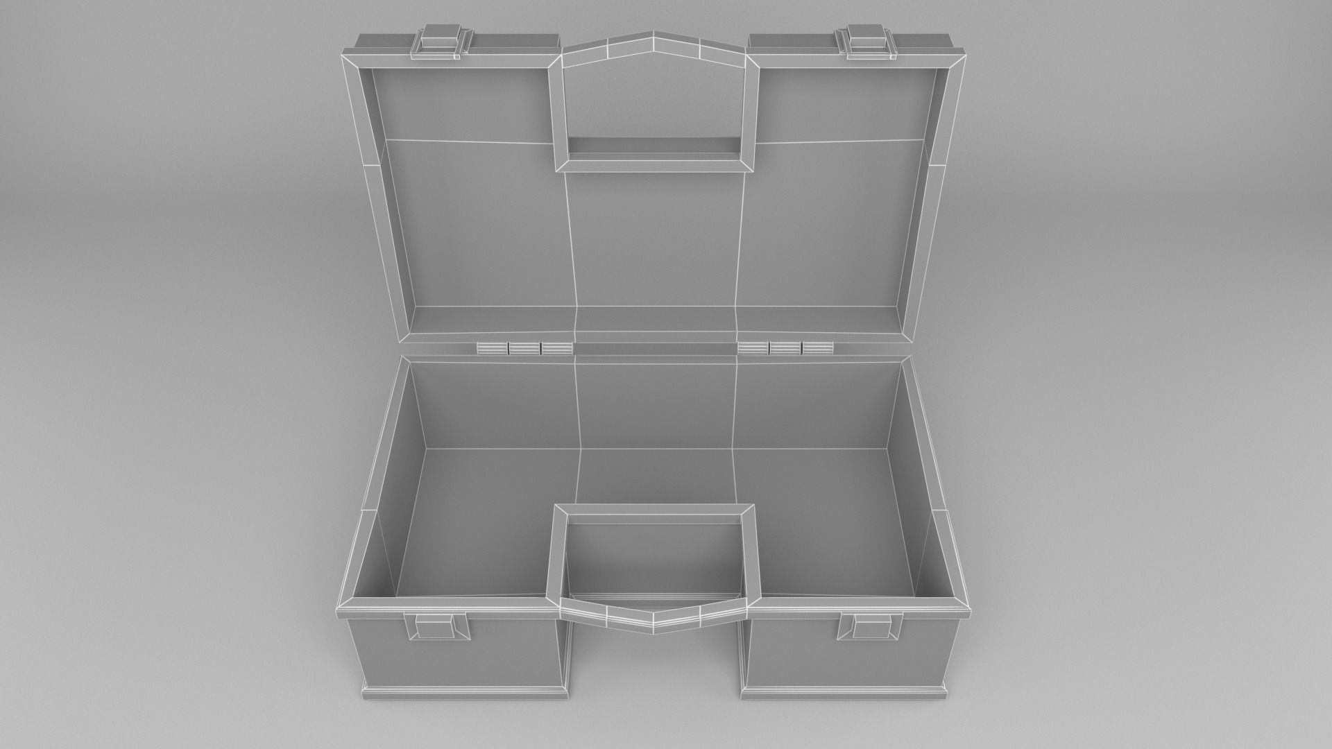  First Aid Box Low-poly 3D model_8