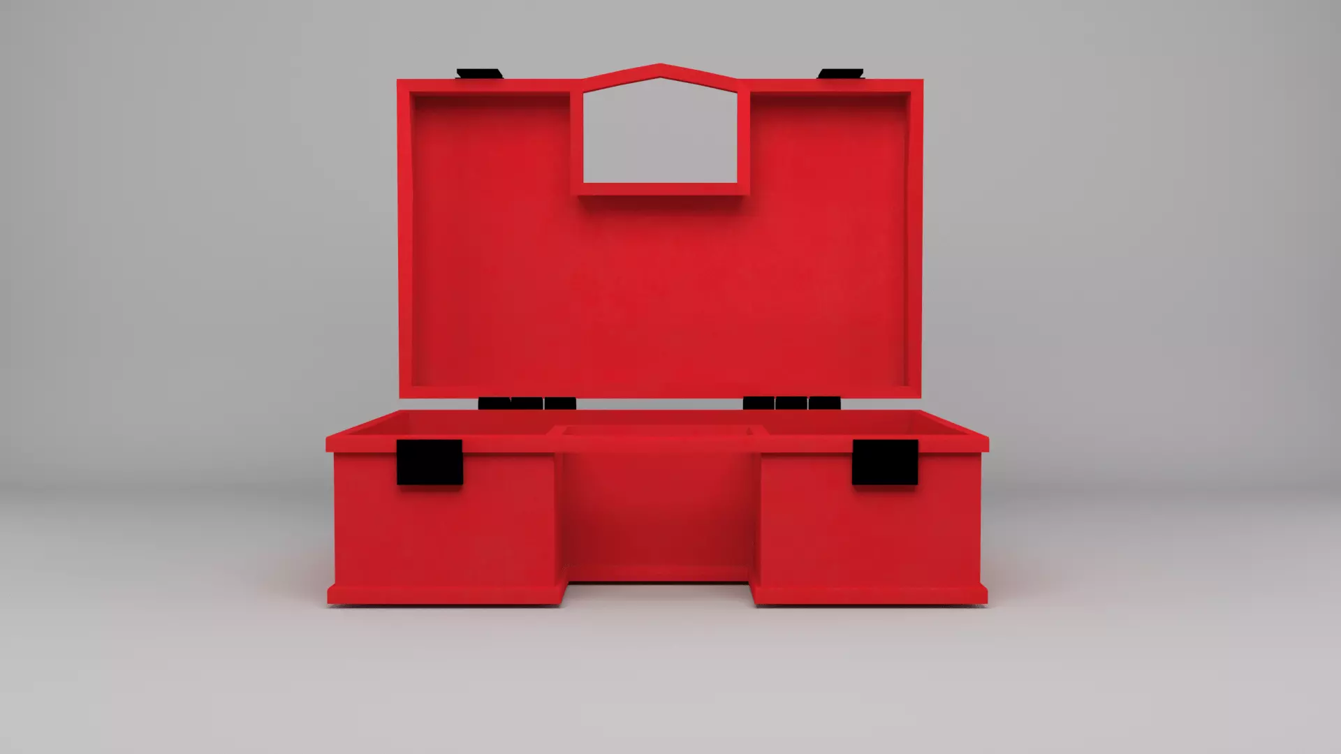  First Aid Box Low-poly 3D model_0