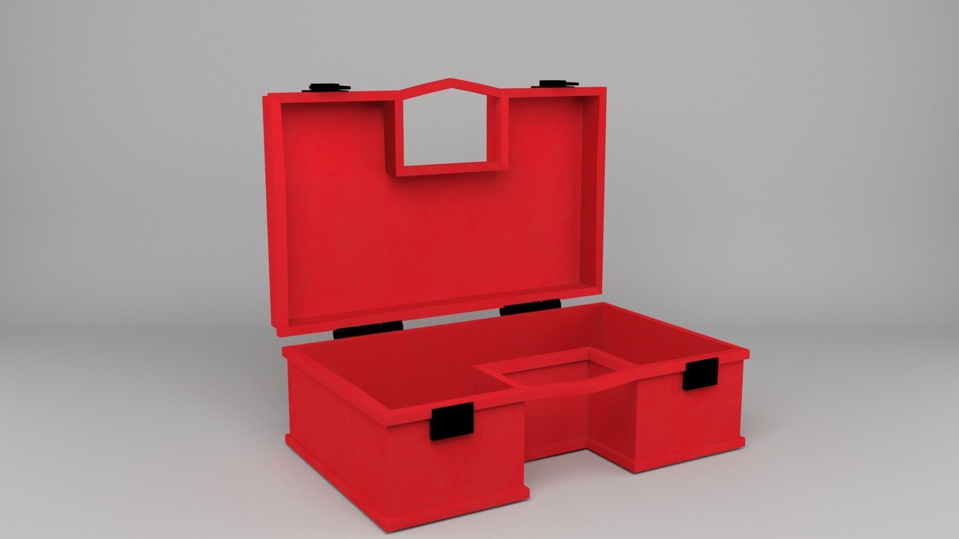  First Aid Box Low-poly 3D model_3