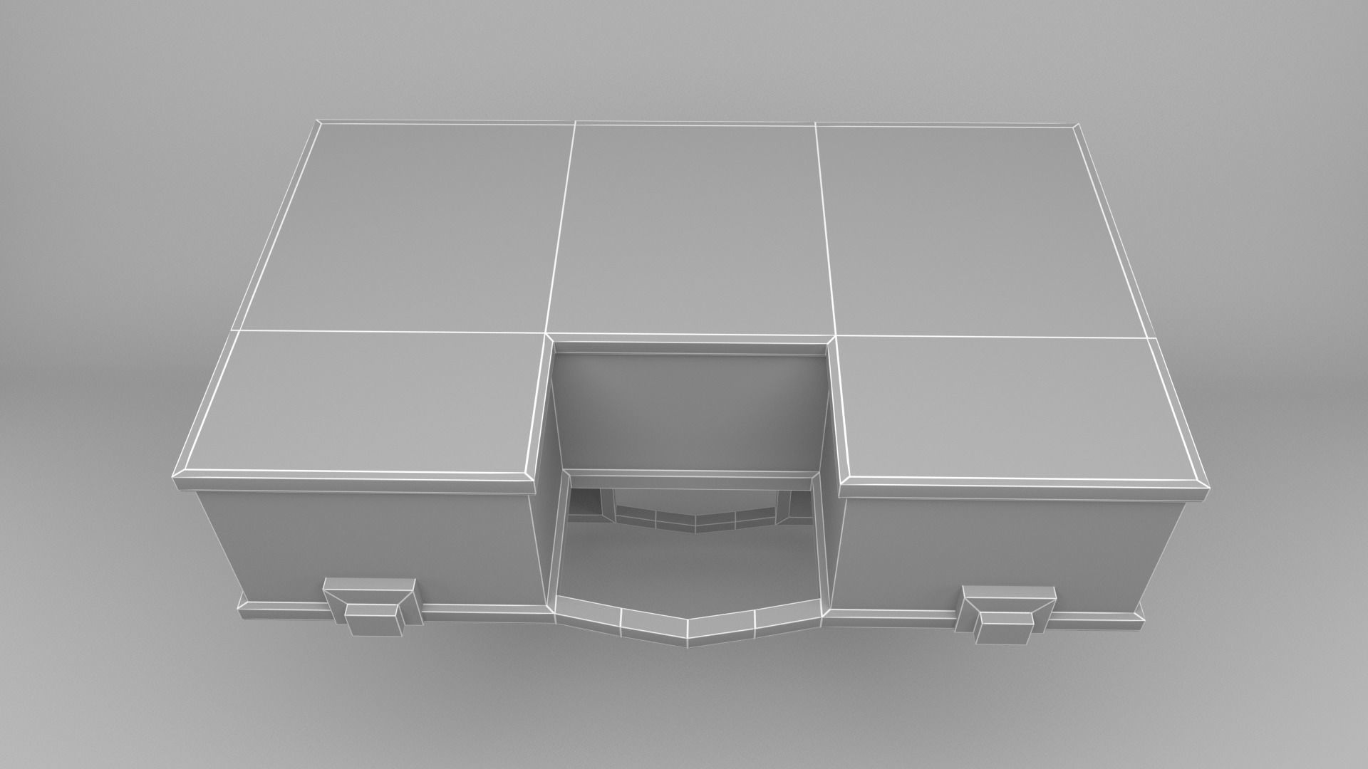  First Aid Box Low-poly 3D model_10