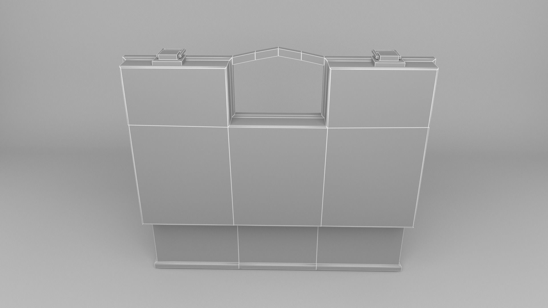  First Aid Box Low-poly 3D model_9