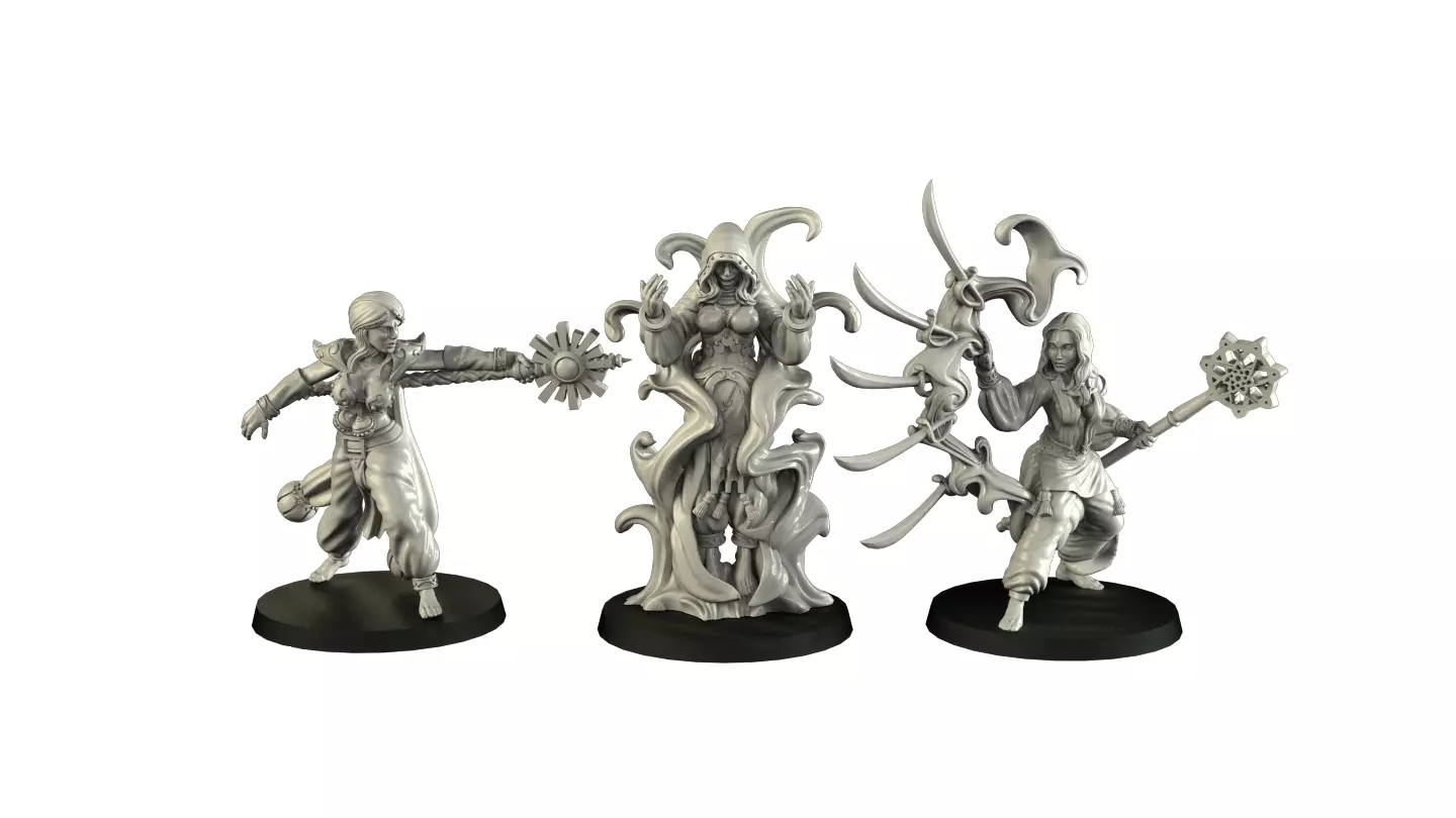 Desert Sorceress 3D print model_0