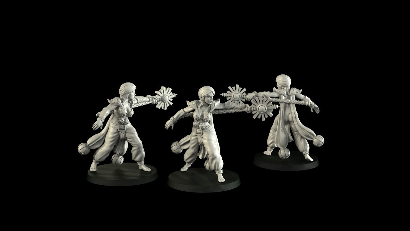 Desert Sorceress 3D print model_3