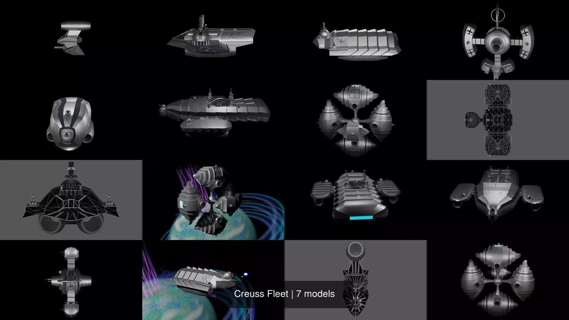 Creuss Fleet 3D Model Collection_0