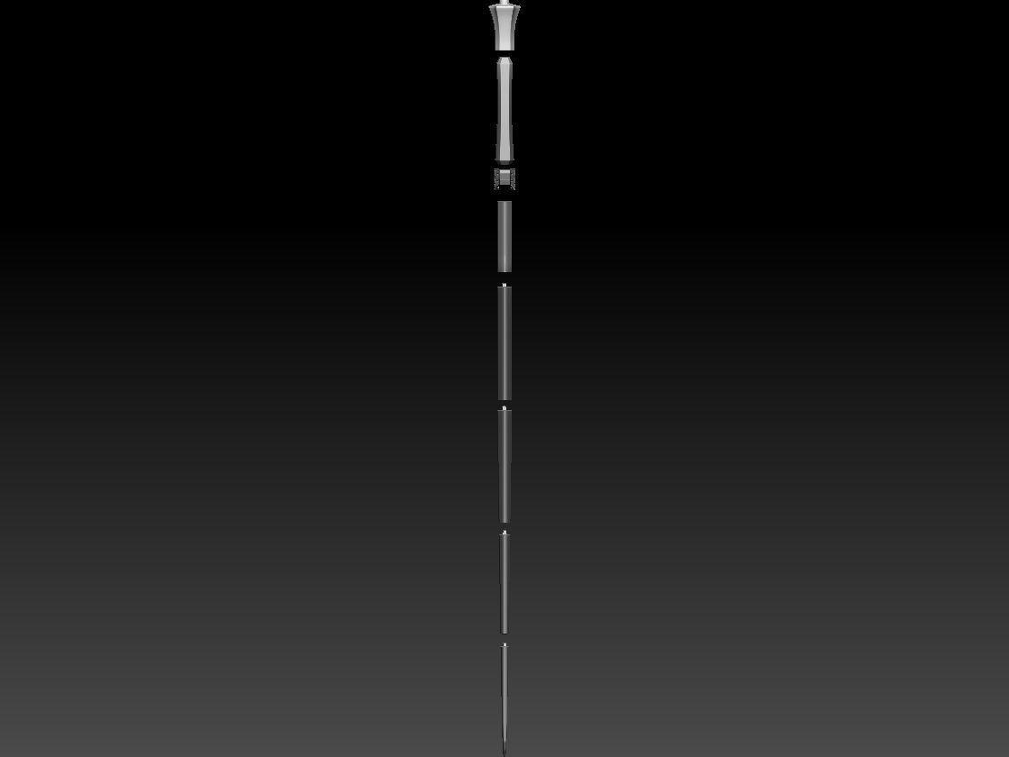 Geralt Silver Sword - Netflix Version 3D print model_9