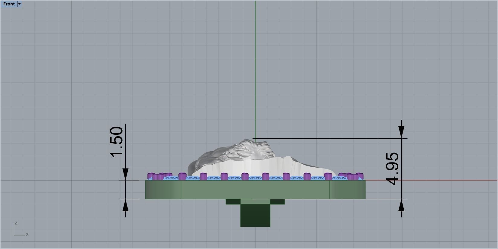 pendant jesus 3D print model_2