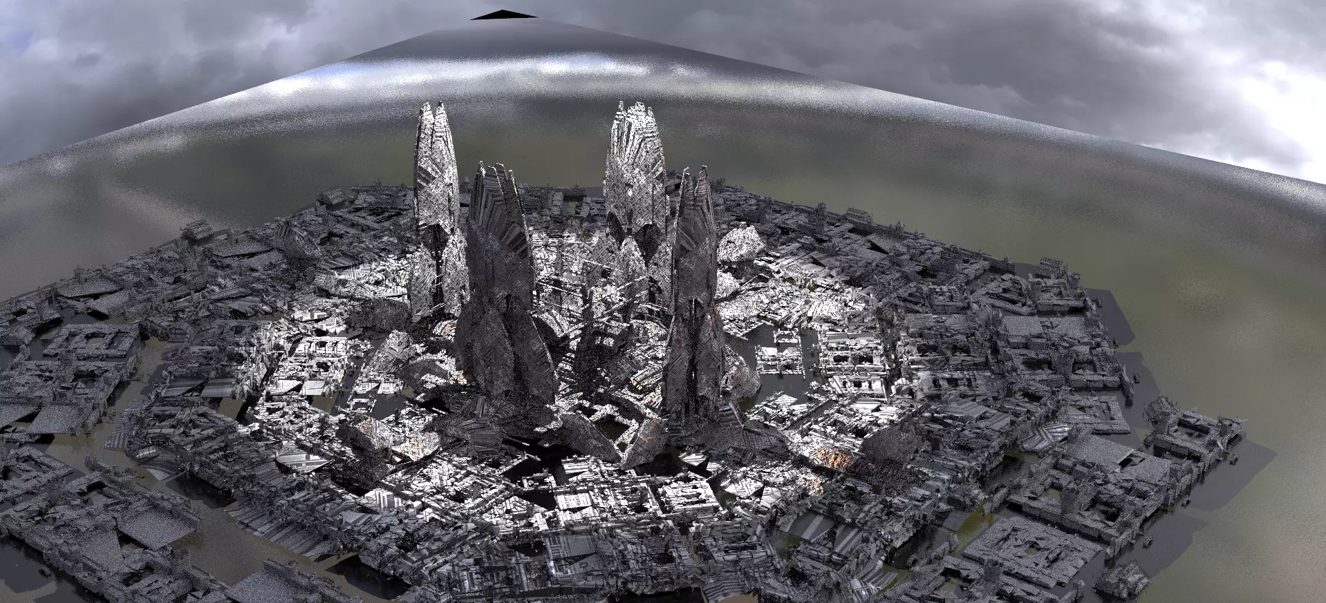 Sci Fi Energy reactor plant 2 3D model_0