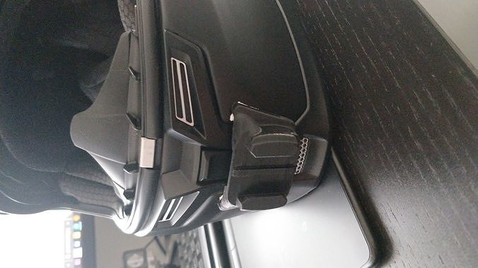 Gopro Mount HJC RPHA 70  3D print model 7