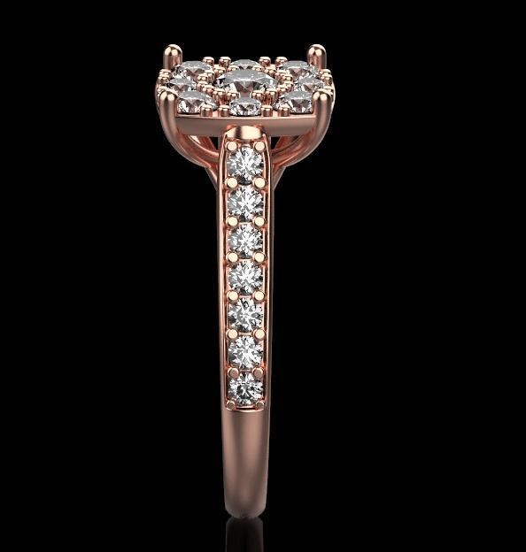 diamond wedding ring 3D print model_17