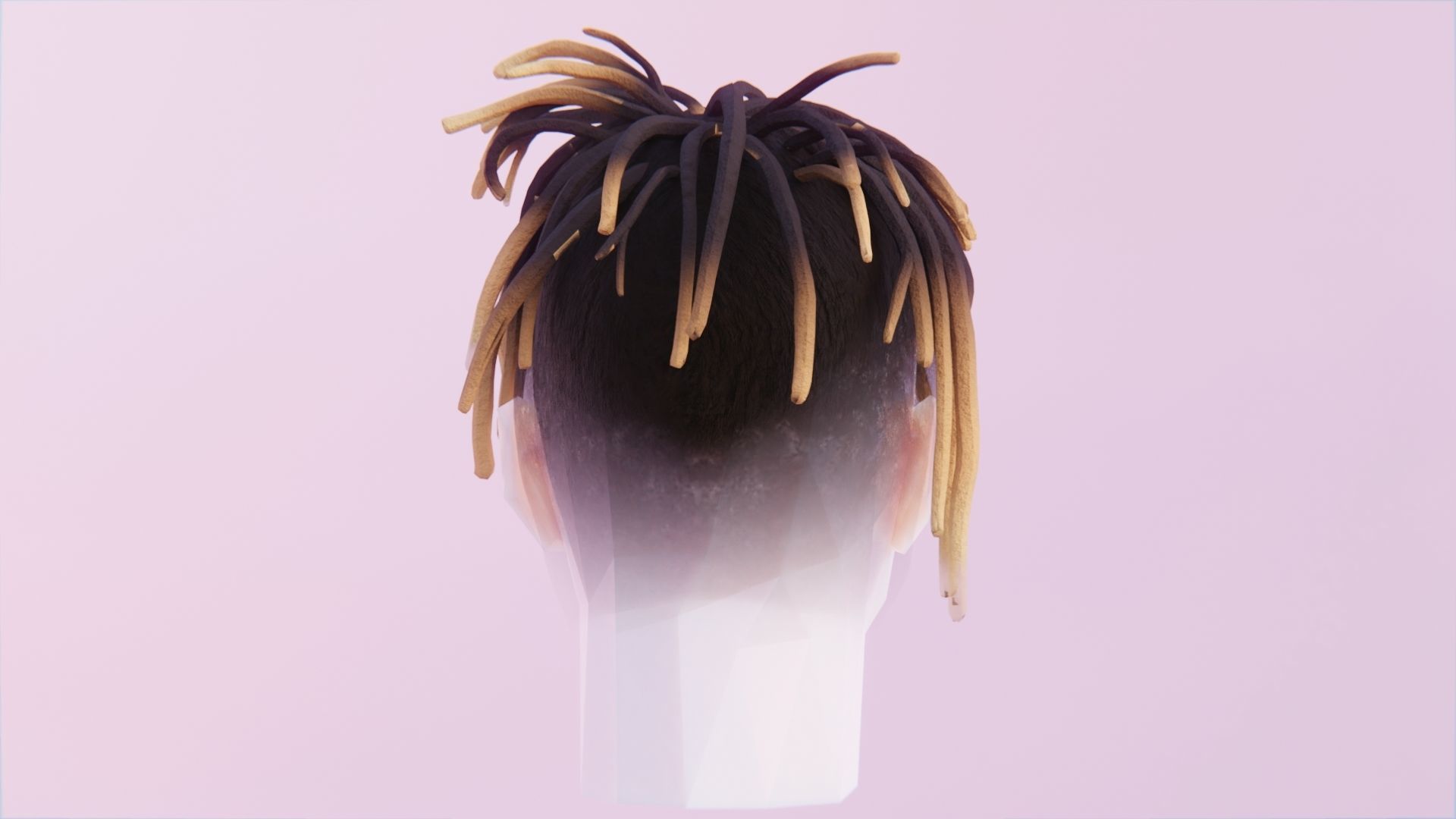 Dreads Inspired by Juice Wrld Low-poly 3D model_5