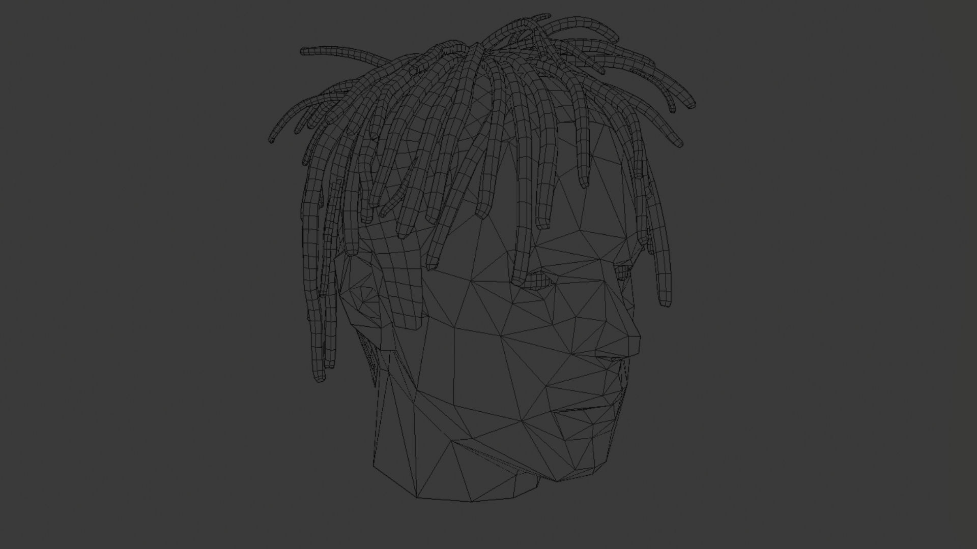 Dreads Inspired by Juice Wrld Low-poly 3D model_6