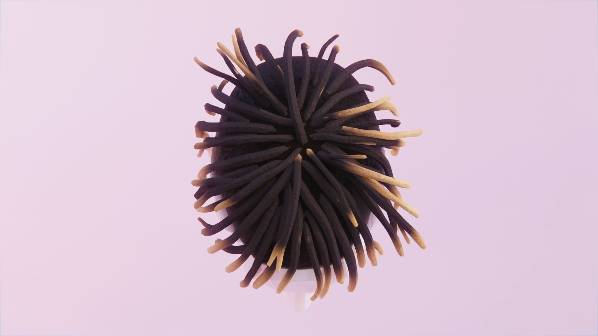 Dreads Inspired by Juice Wrld Low-poly 3D model_4