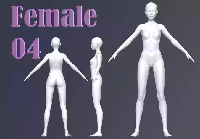Female 04 Base Mesh