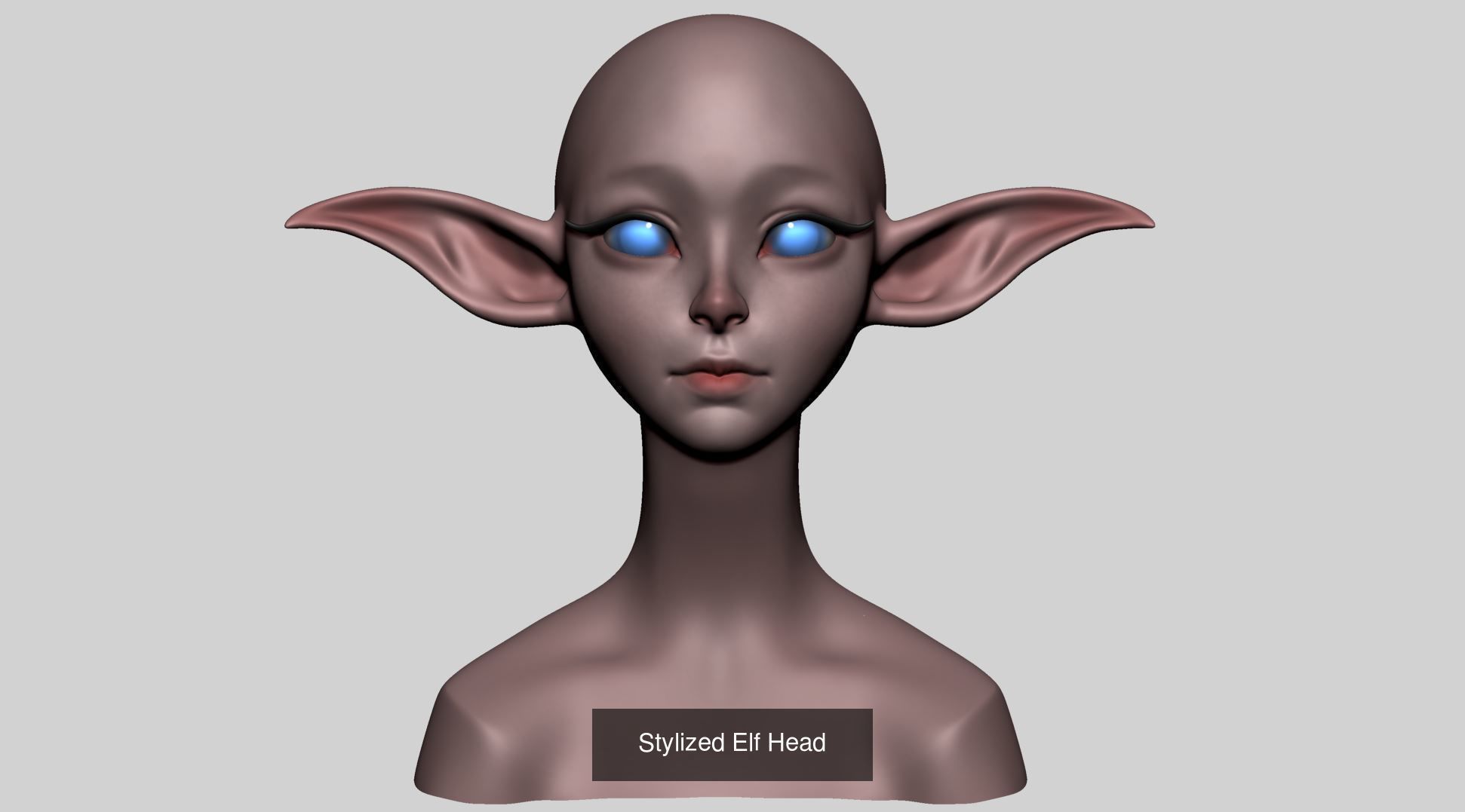 Male Female Head Bundle 3D Model Collection_12