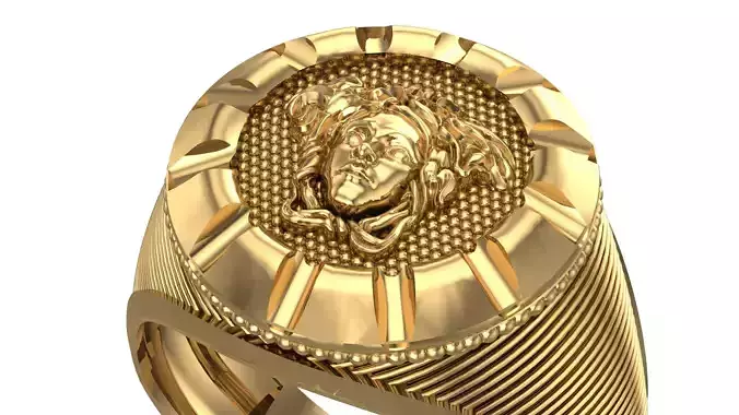 MENS RINGS WITH MOTIF - R01