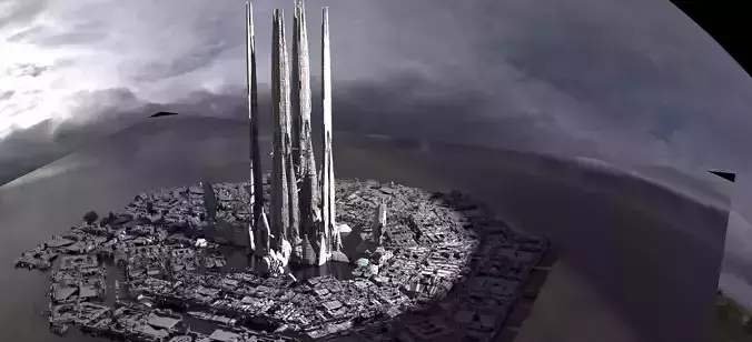 Sci Fi Energy 3  reactor towers