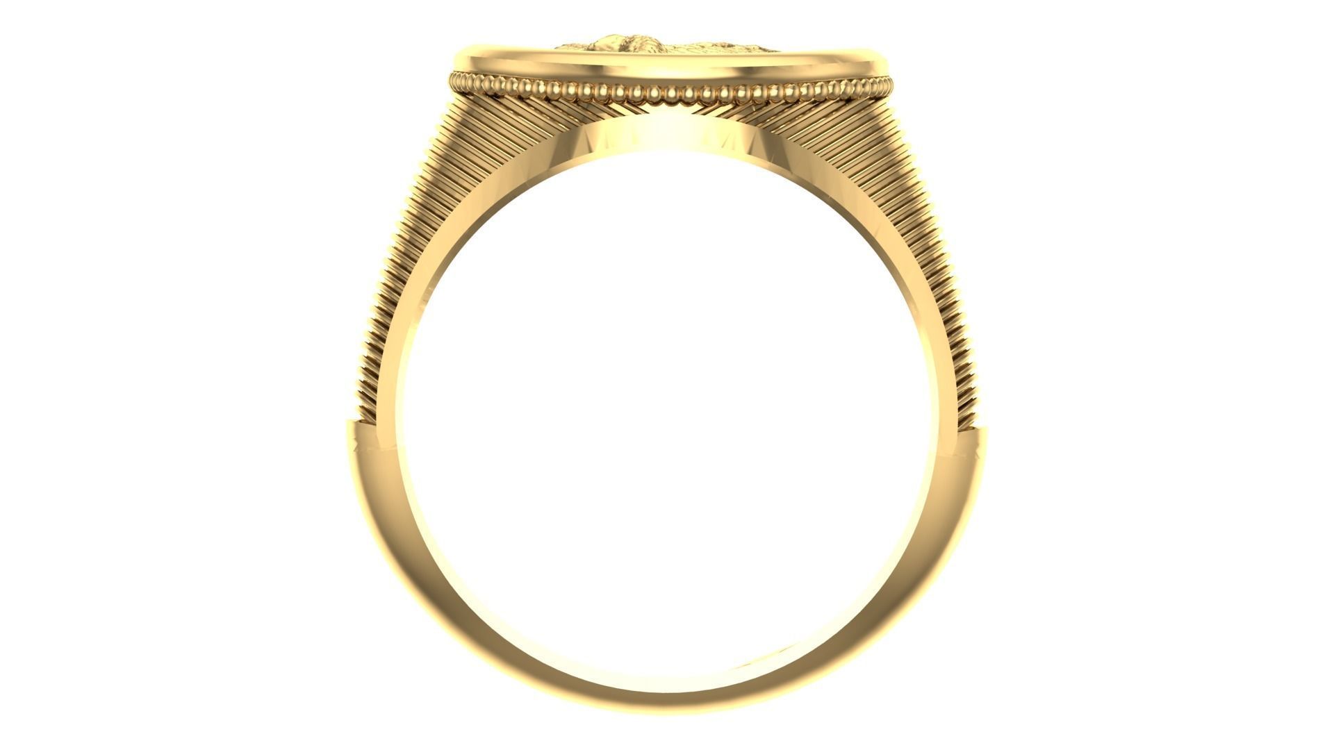 MENS RINGS WITH MOTIF - R03 3D print model_11