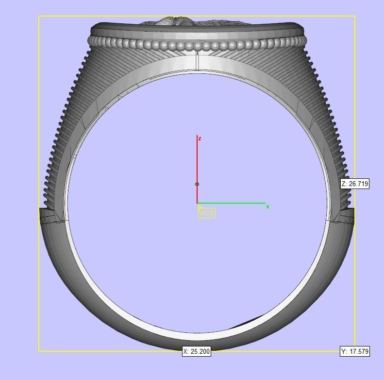MENS RINGS WITH MOTIF - R03 3D print model_15