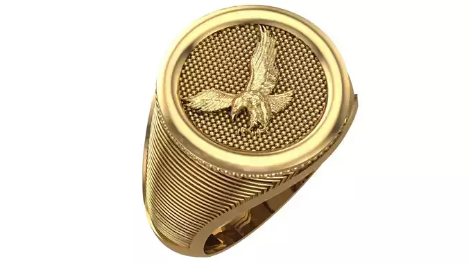 MENS RINGS WITH MOTIF - R03