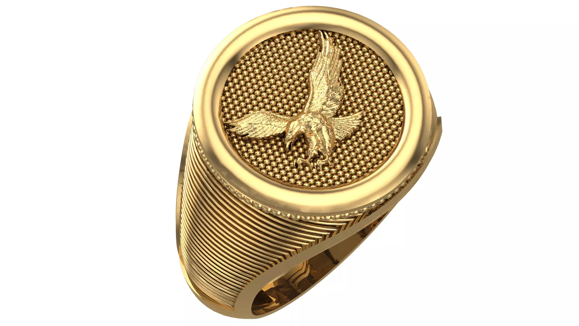 MENS RINGS WITH MOTIF - R03 3D print model_0