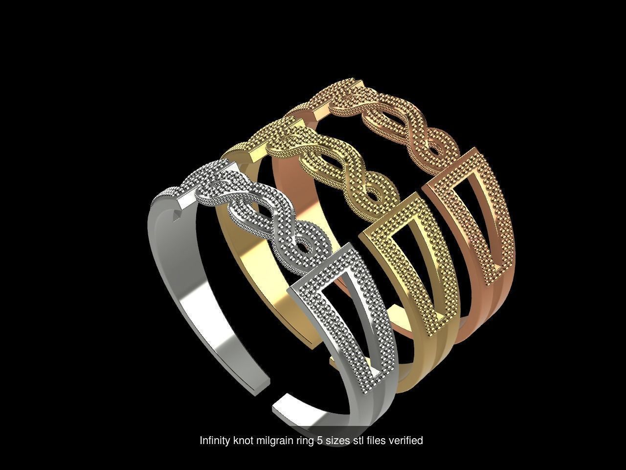 All about designer rings for men and women stl verified 3D Model Collection_61