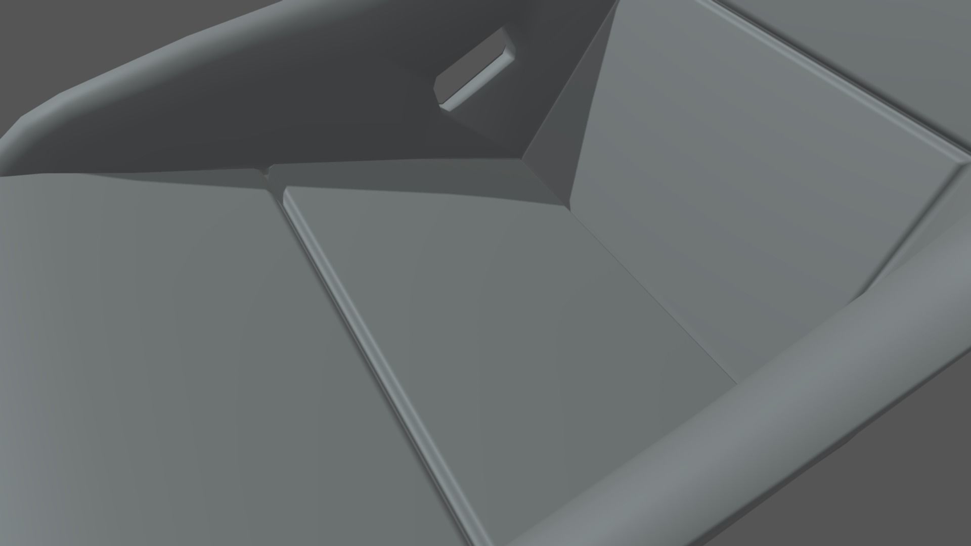 Car Seat 08 Low-poly 3D model_6