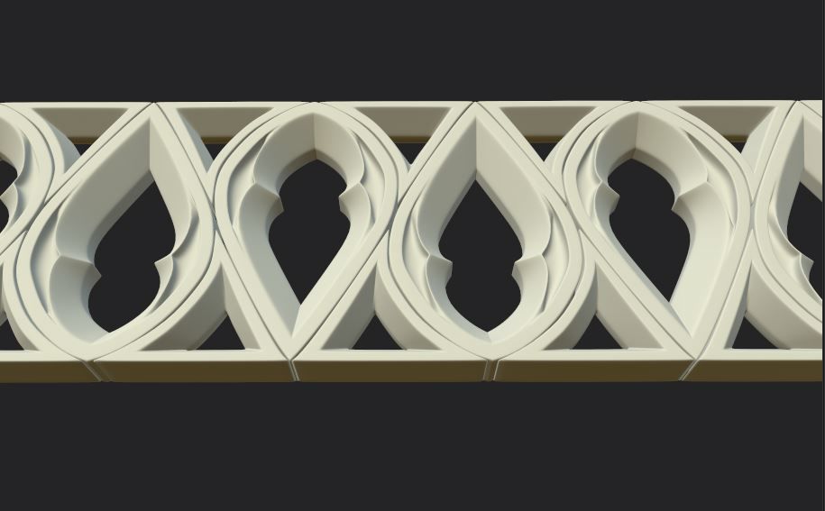 Gothic ornaments 46 Low-poly 3D model_41