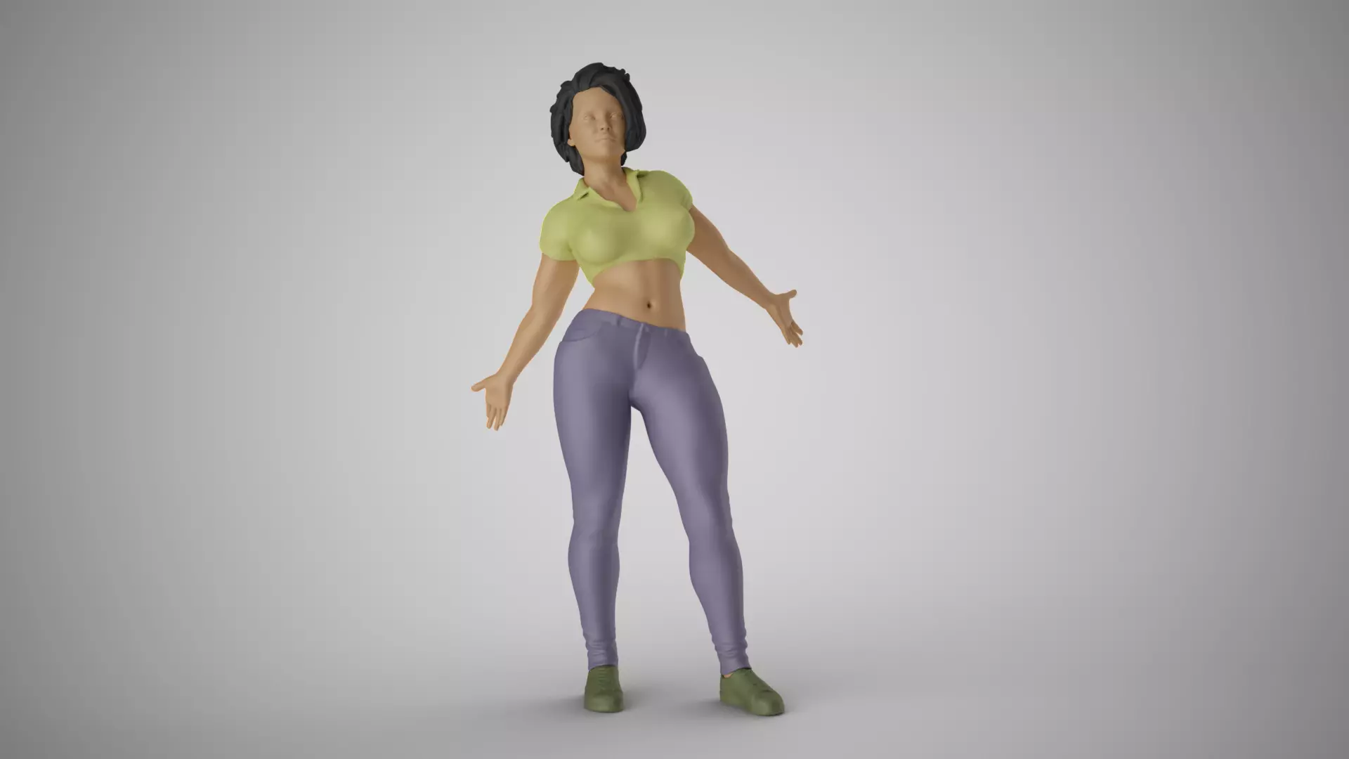 Girl Banquet Night 3D print model