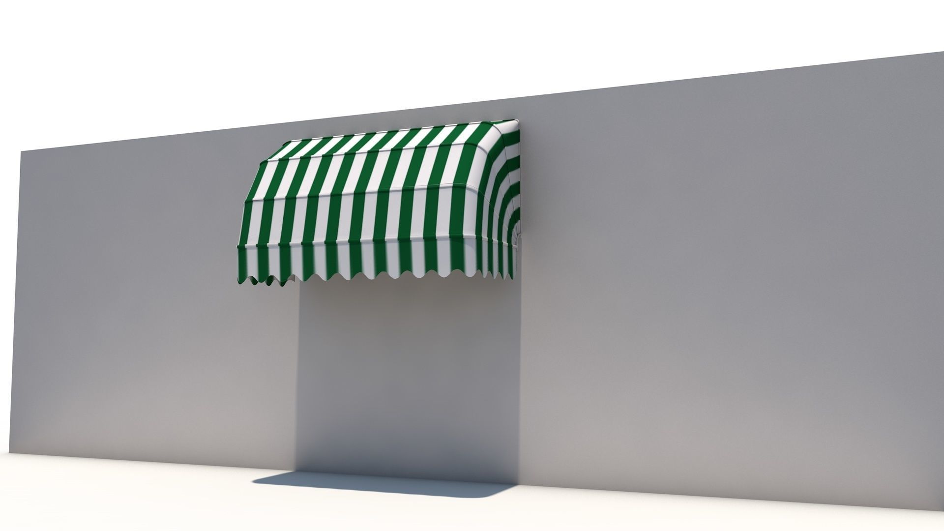 Bellows Awning Tent 3D model_5