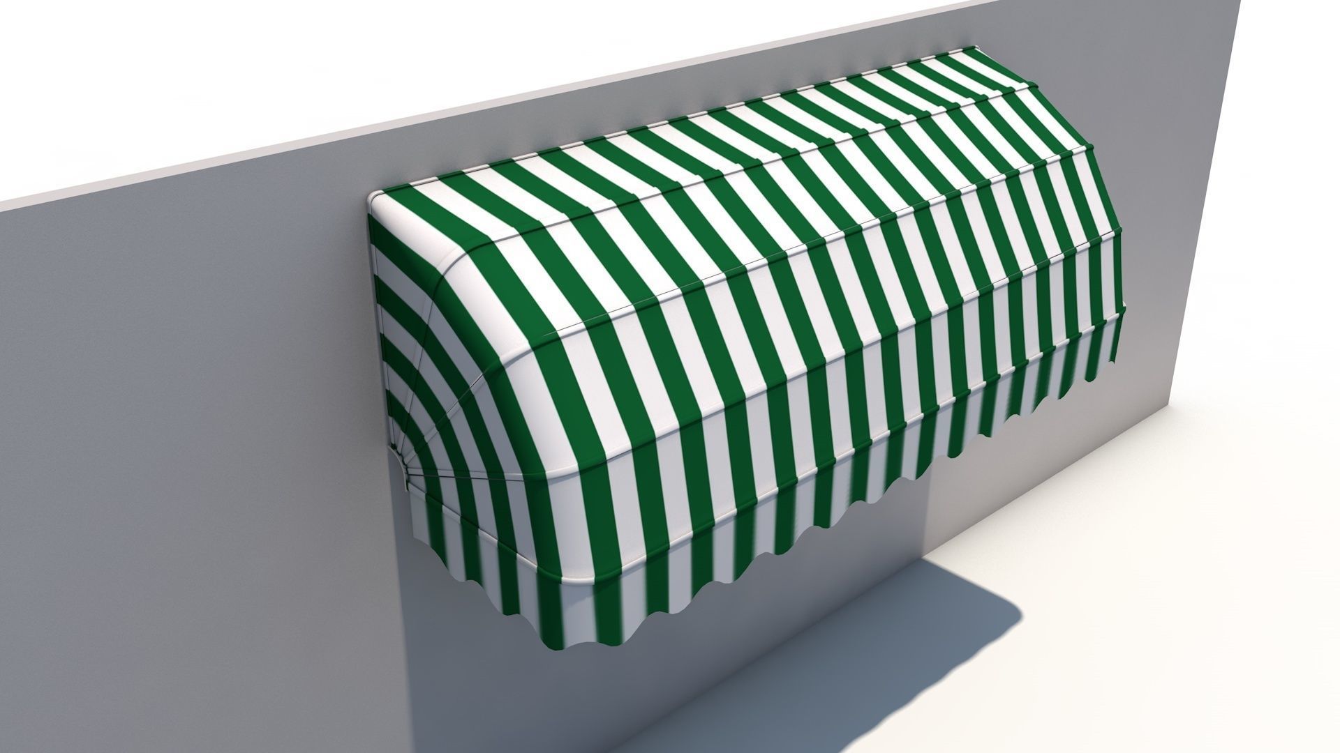 Bellows Awning Tent 3D model_3