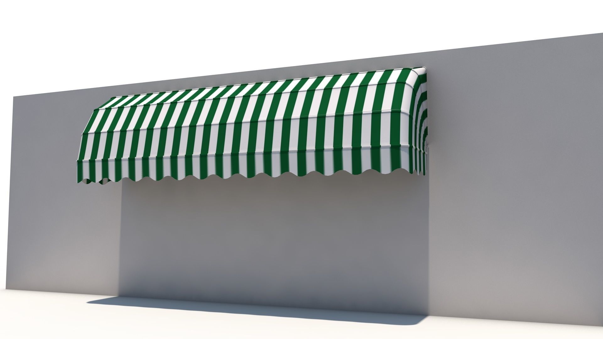 Bellows Awning Tent 3D model_7