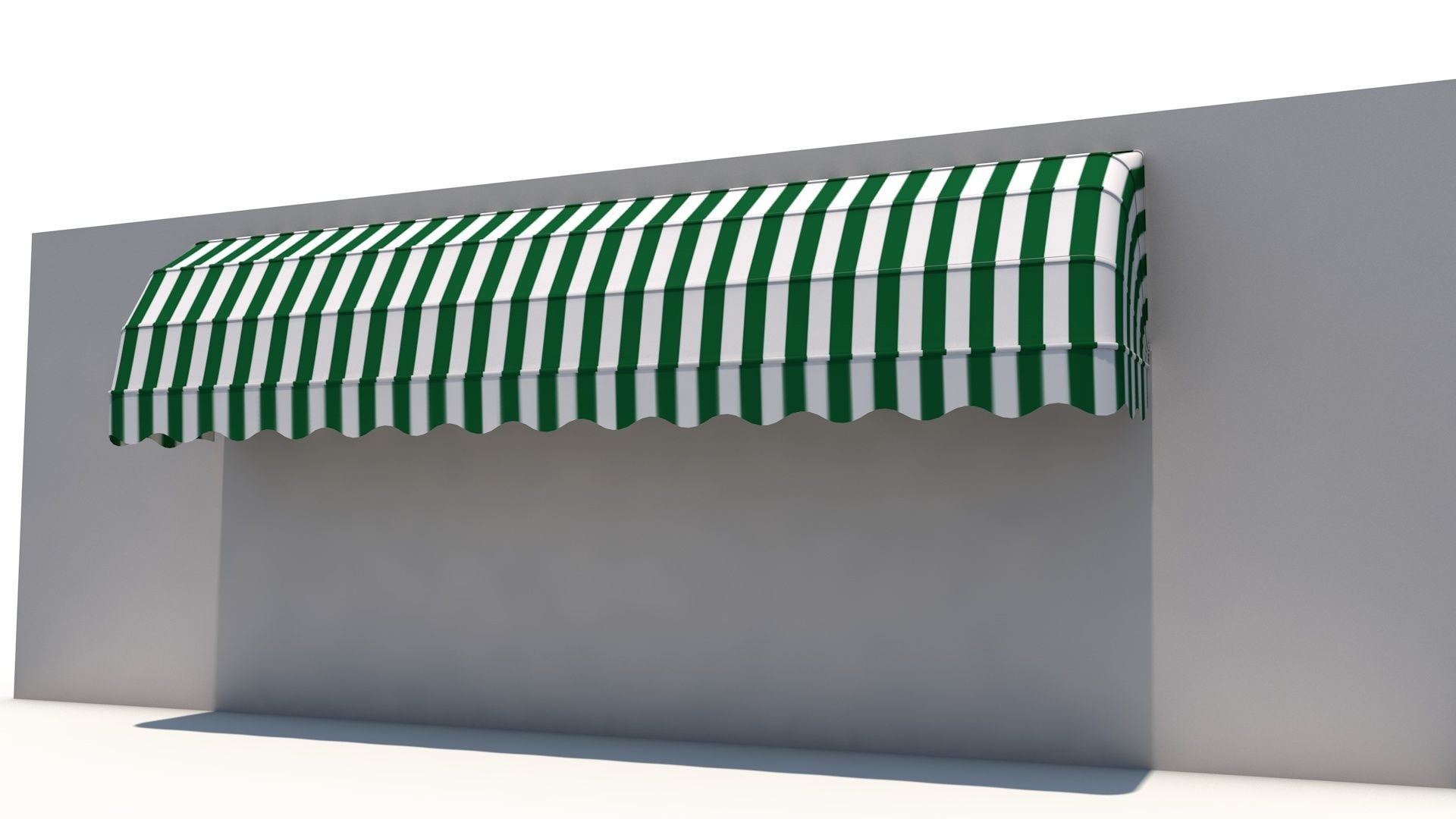 Bellows Awning Tent 3D model_8